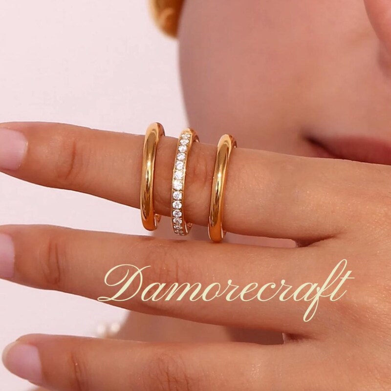 ‘Timeless’ 18k gold plated waterproof 3 piece bundle