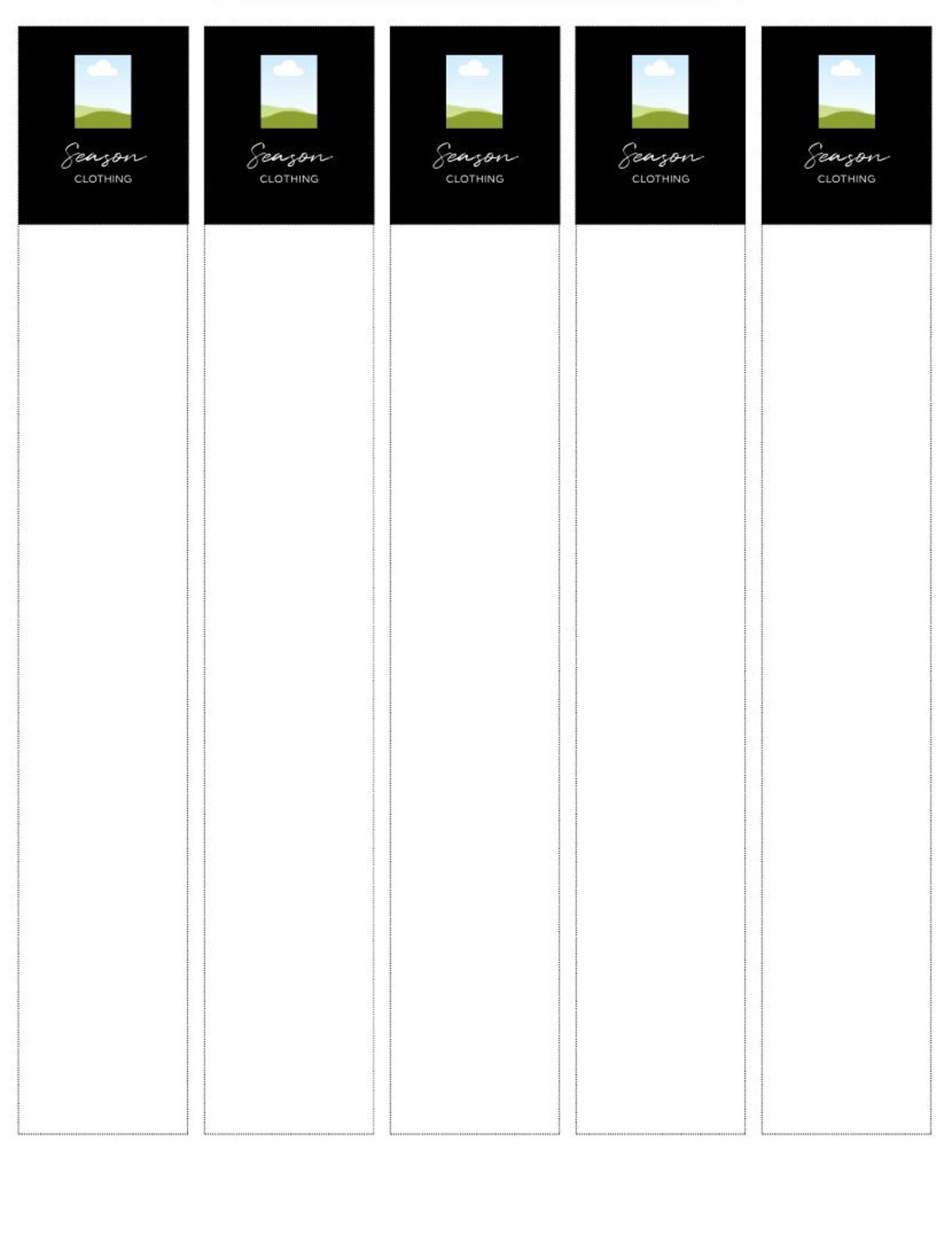 Pattern Tabs Template: Canva Digital Download | Sewing Pattern ...