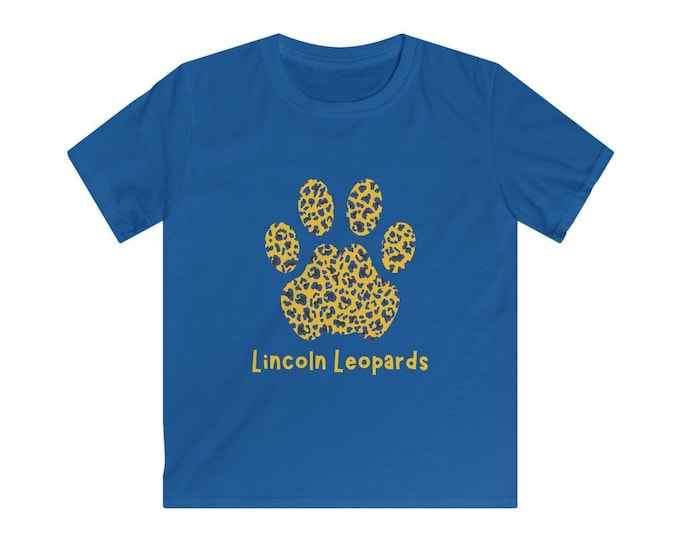 Lincoln Leopards Paw Print Shirt