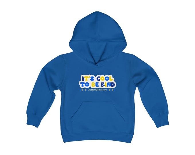 It's Cool To Be Kind Youth Hooded Sweatshirt