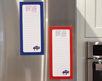Hey-ey-ey-ey Bills Notepad, Let's Go Buffalo Notepad