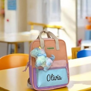 Sac à dos personnalisé pour tout-petits et enfants, Sac à dos brodé pour enfants avec nom, Retour à l'école, Sac pour tout-petits, Sac pour enfant, Tout-petit