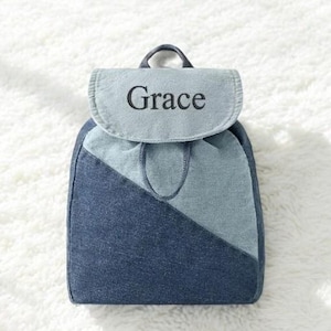 Sac à dos en jean personnalisé