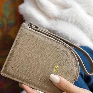 Porta biglietti da visita personalizzato - Mini portafoglio - Personalizza il portacarte di lusso in pelle per auto