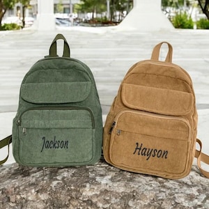Corduroy Backpack Etsy Ireland
