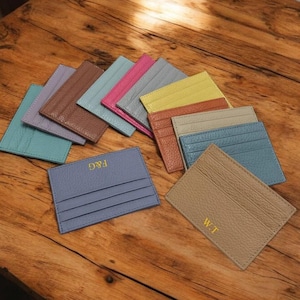Tarjetero con letras personalizado - Mini billetera