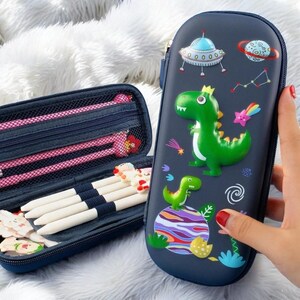 Étui à crayons 3D grande capacité en EVA - Retour à l'école - Étui à crayons - Étui à crayons pour enfant/garçon/fille