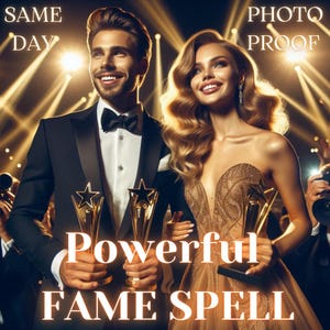 Powerfull FAME and Fortune Spell Reading Success Spell Money Popular Fame Great Fortune Spell Wealth Spell Same Day Cast Ultimate Fame Spell