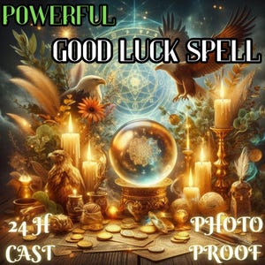 Powerfull Luck Spell Reading Success Money Love Fame  Great Fortune Spell Casting  Same Day Cast Good Luck Spell