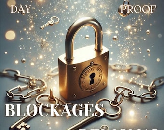 May include: A gold padlock with a keyhole and a chain, surrounded by sparkling lights. The text "SAME DAY" and "PHOTO PROOF" are visible in the top corners of the image. The text "BLOCKAGES REMOVAL" is visible at the bottom of the image.