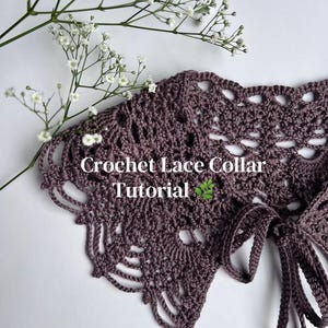 Crochet Pattern Victorian Lace Collar | PDF Tutorial | Detachable Collar | Vintage Inspired |