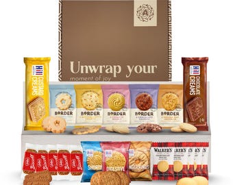 Biscuit Gift Set: Border, Walkers, Hill & Biscoff Biscuits Hamper
