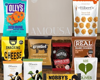 Pub Snacks Gift Hamper with Savory Bar Snack| Food Gifts for Men + Women
