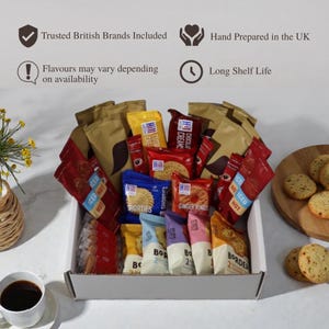 Coffee Gift Set: Nescafe Latte, Biscoff & Border Biscuits image 2