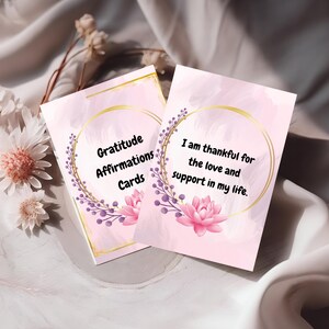 Gratitude Affirmations Cards, 32 Templates for Personal Use, Social Media Tool, Coaches Resource, Mindfulness Practice, Mindfulness Tools