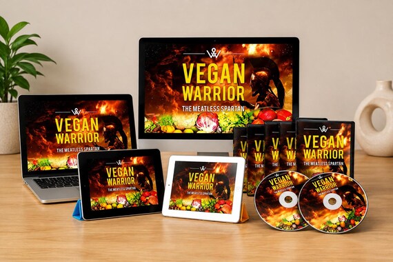 Vegan Warrior PRO Video Course, Health Optimization, Lifestyle Changes, Fitness Motivation, Veganism, Workout Plans, Plant-Based Diet