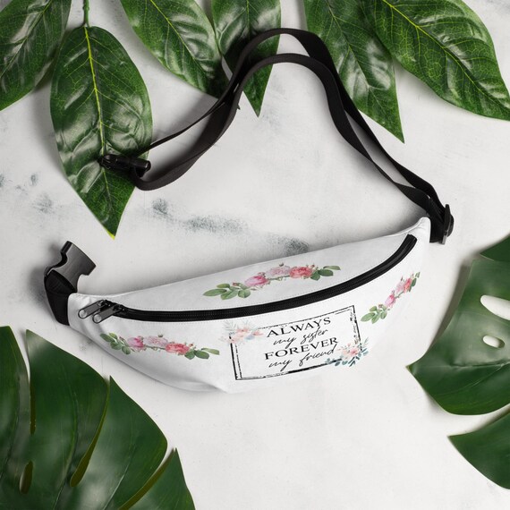 Sister Quote Fanny Pack, Unique Waist Pouch, Stylish Travel Bag, Gift for Sister, Practical Travel Gear