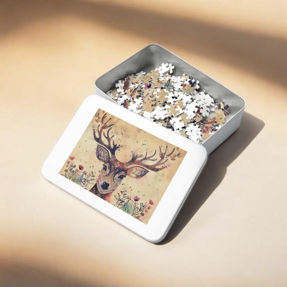 30-1000 Piece Jigsaw Puzzle Bundle, Boho Chic Design, Christmas Gift, Puzzle Lover Gift