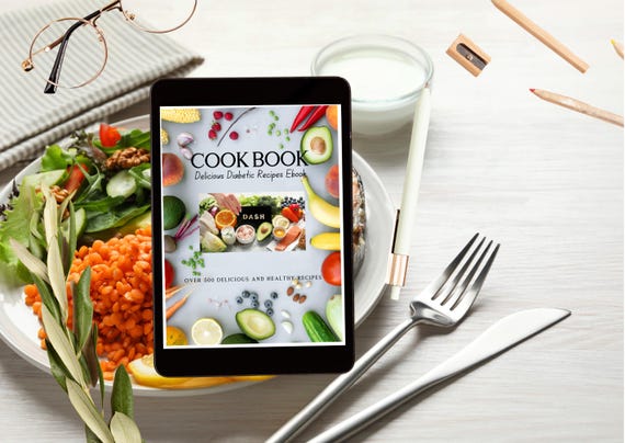 Delicious Diabetic Recipes Ebook, Healthy Cooking Guide, Sugar-Free Meals, Diabetic Diet Cookbook, Nourishing Recipes, Diabetic Diet