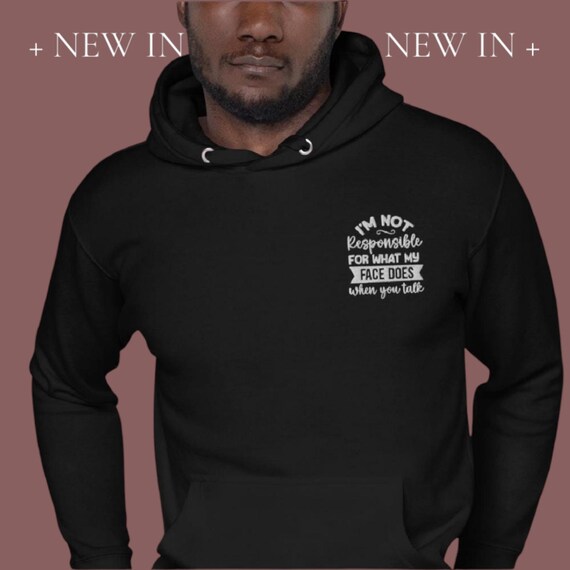 Unisex Hoodie Funny Quotes Gift, Unique Graphic Print Sweatshirt, Comfy Jumper, Cozy Sweater, Humorous Pullover