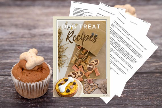 Homemade Dog Treat Recipes eBook, DIY Pet Snacks, Healthy Dog Snacks Recipes, Puppy Love Treats, Pet Gift, Dog Owners, Dog Treat Ideas