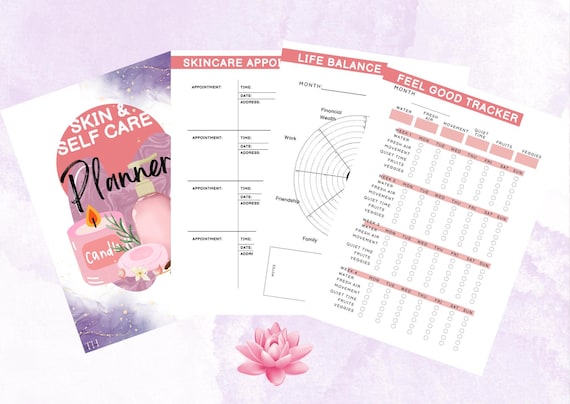 Self Care Planner, Wellness Planner, Daily Planner, Mental Health Journal, Wellbeing Agenda, Gifts for Women, Personal Growth Journal