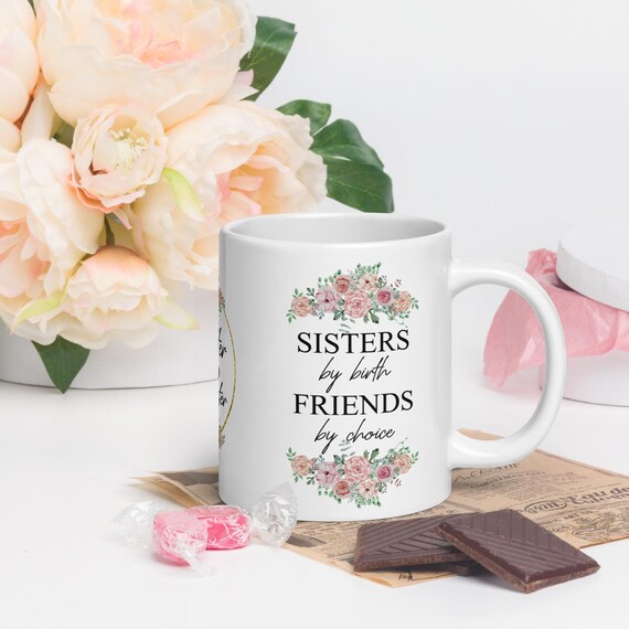 Sister Quotes Mug, White Glossy Mug For Sister, Best Sister Mug Gift, Sister Birthday Mug, Sisterhood Coffee, Gift Idea