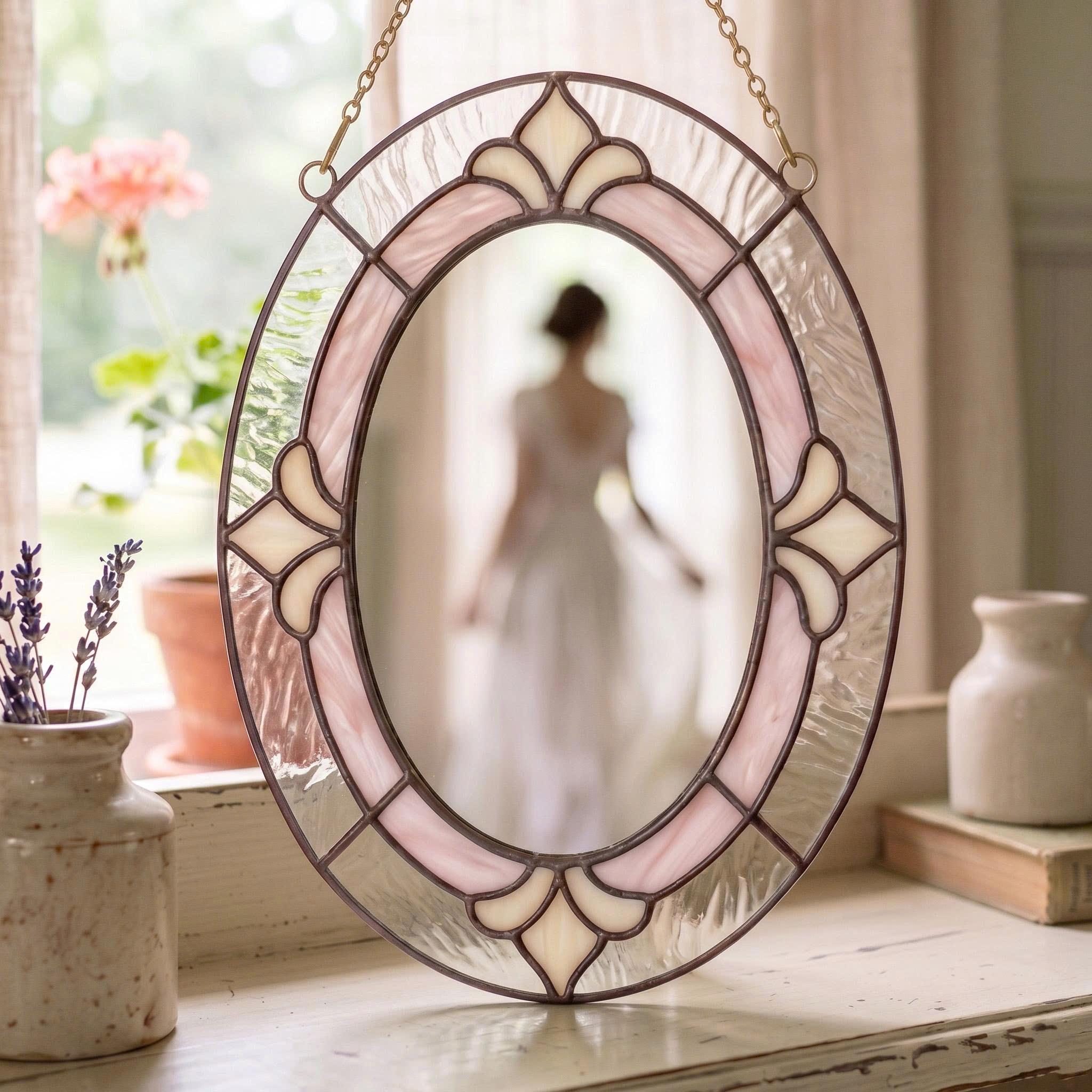 Vintage Mirror Stained Glass - Etsy