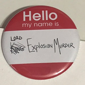 Choosing a Hero Name- Button or Magnet -- 1.5 or 2.25 inches!