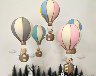 Hot Air Balloon Nursery Decor | Baby Mobile | Baby Shower Gift | 1st Birthday