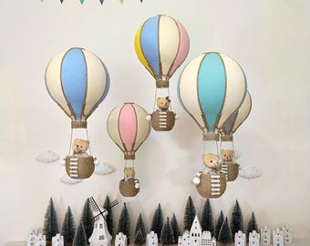 Hot Air Balloon Nursery Decor | Baby Mobile | Baby Shower Gift | 1st Birthday