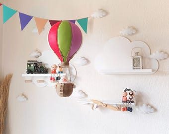Hot Air Balloon Decor | Baby Mobile | Nursery Decor | Kids Room Decoration | BabyShower | Birthday Gift