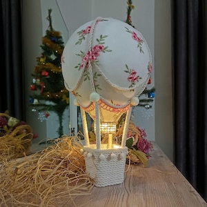 Hot Air Balloon Decoration | Baby Mobile | BabyShower Centerpiece | Hanging And Standing AirBalloon