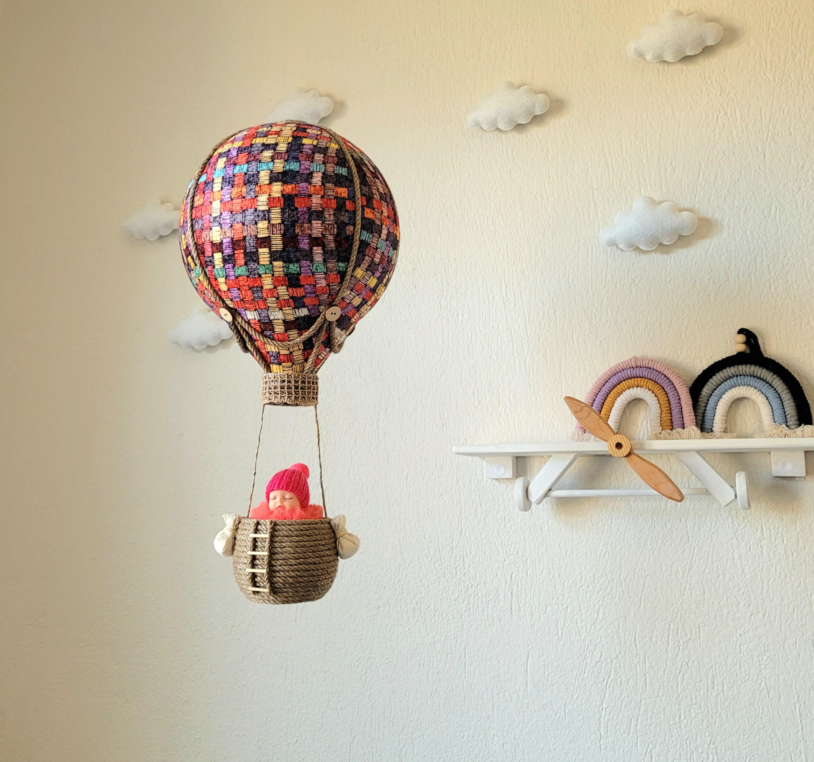 Hot Air Balloon Decor | Nursery Decoration | Baby Mobile | Kids Room ...