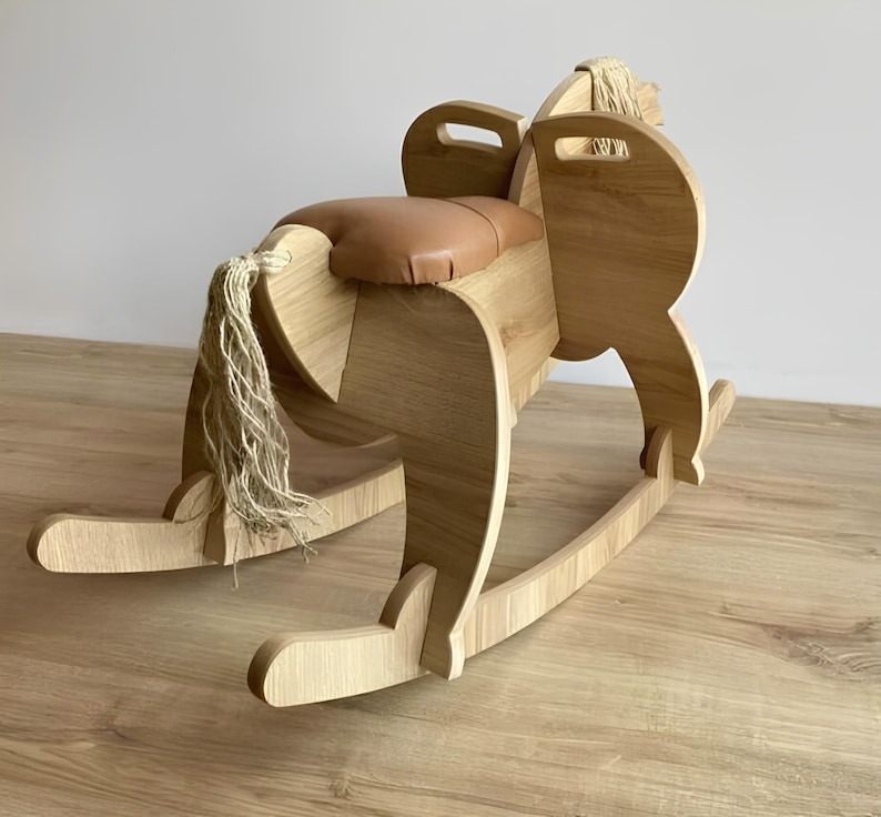 Wooden Rocking Horse | Birthday Gift for Kids | Nursery Decor | Wooden ...