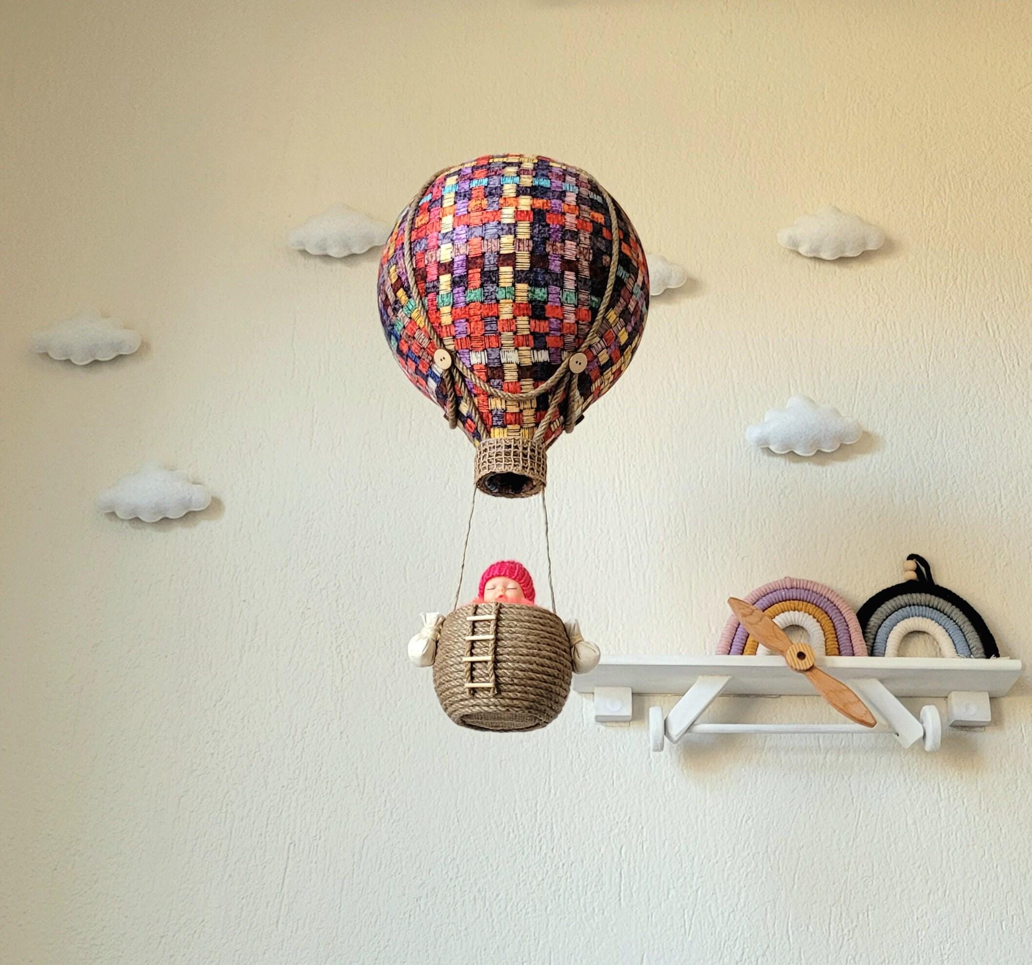 Hot Air Balloon Decor | Nursery Decoration | Baby Mobile | Kids Room ...