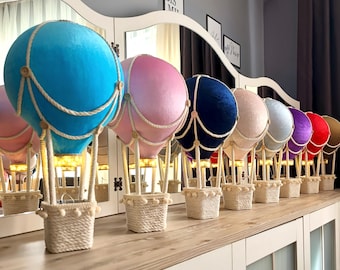 Hot Air Balloon Centerpiece | Baby Shower Decor | Wedding Decor | Nursery Mobile | Standing AirBalloon