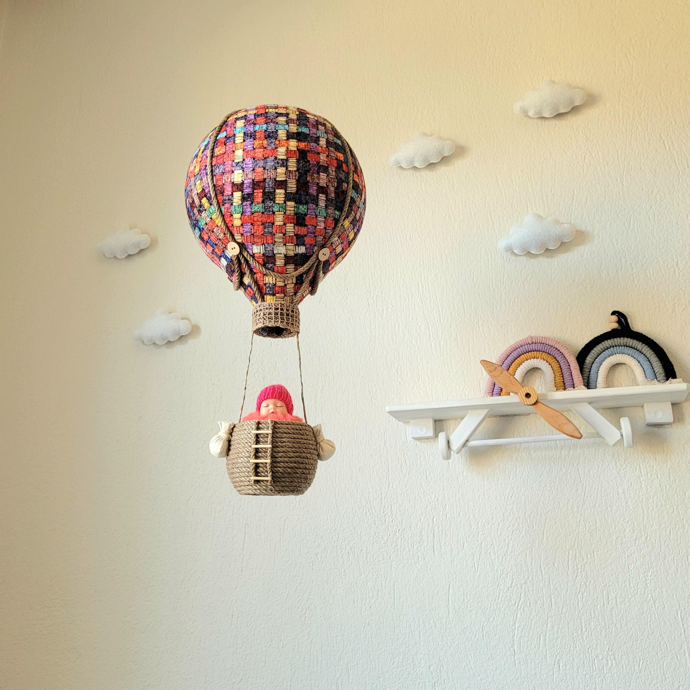 Hot Air Balloon Decor | Nursery Decoration | Baby Mobile | Kids Room ...