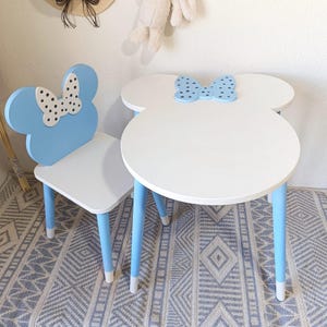 Wooden Kids Table and Chair Set: Montessori Activity Furniture