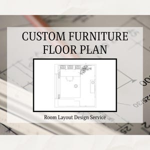 Benutzerdefinierte Möbel Grundriss | Interior Design Layout-Service | Personalisierte Raumplanung