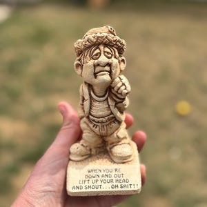 Vintage 1981 Paula &quot;Down and Out&quot; Statue