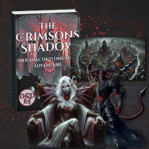 L’Ombra Cremisi – One-Shot campagna D&D 5e | Avventura Dark Fantasy Horror (PDF Download)
