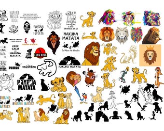 Lion King Digital Paper, Lion King PNG Clipart Instant Download, Simba PNG, Lion King Birthday, Simba clipart, Lion King shirt