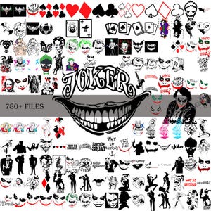 750+ JOKER SVG-ontwerpen, png-bundel gelaagd item, waarom zo serieus, Cricut, Svg, waarom zo serieus Svg, png, digitale vectorbestanden knippen