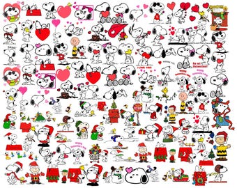 Mega Snoopy Svg, Snoopy Bundle Svg, Charlie Brown Svg, Snoopy Clipart, Peanuts Svg, Snoopy Cricut, Snoopy Silhouette, Instant Download