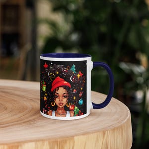 Ceramic mug | Multicolor mug | Afro