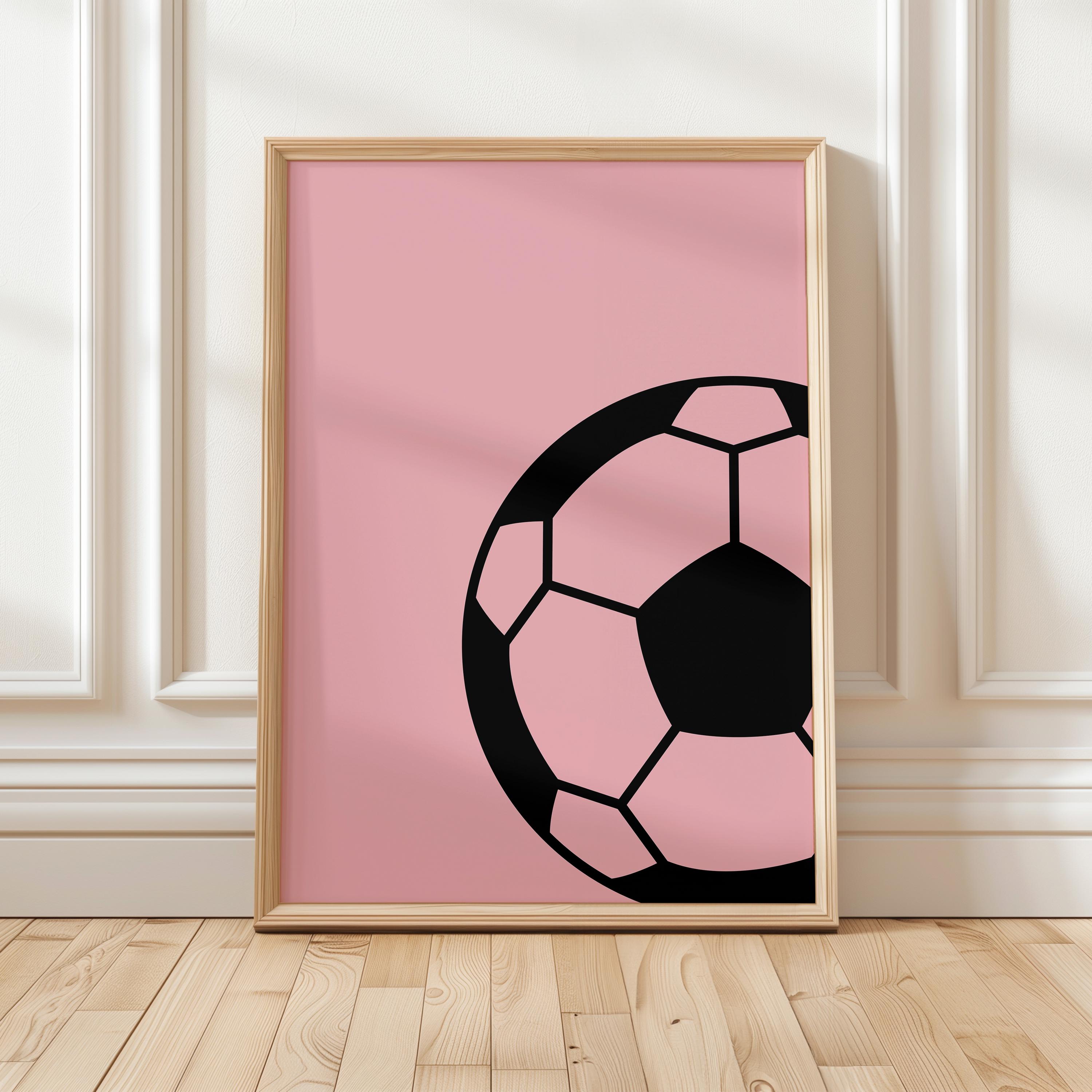 Set of 5 Inter Miami Themed Printable Wall Art, Kids Pink & Black ...