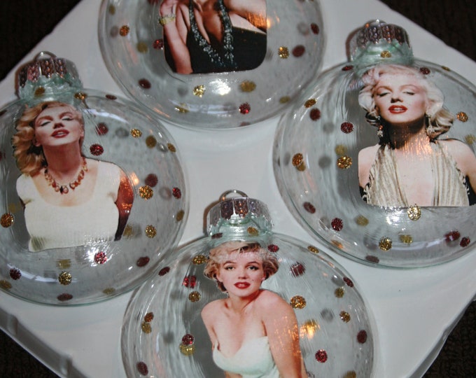 Marilyn Monroe Christmas Ornaments 