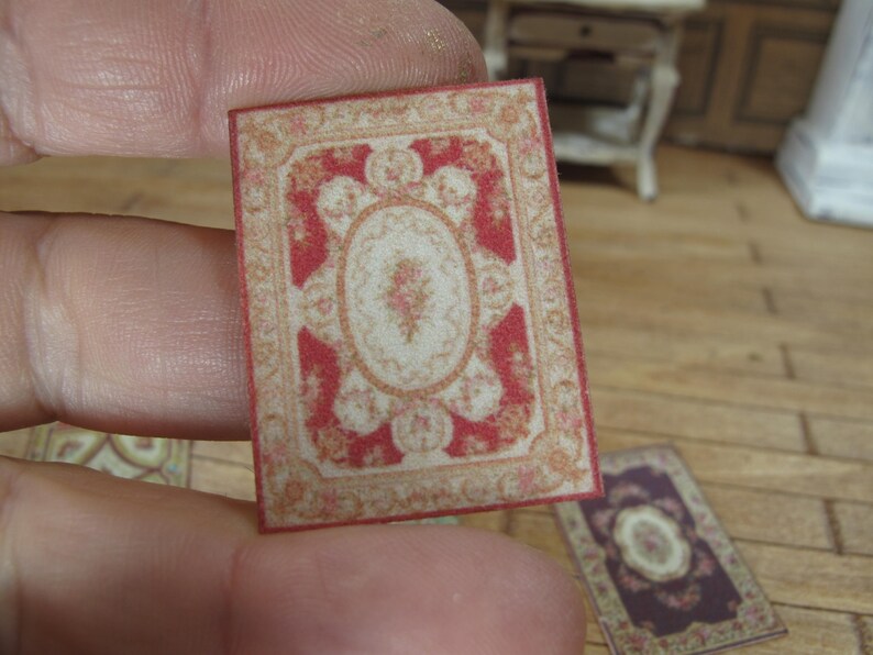 Miniature 1/4 1:48 48th 1/48 Quarter Scale Rug Fabric, Carpet for ...