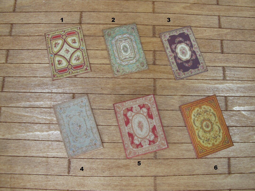 Miniature 1/4 1:48 48th 1/48 Quarter Scale Rug Fabric, Carpet for ...